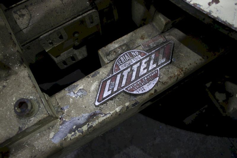 8000 LBS LITTELL PALLET TYPE COIL REEL: STOCK #75745