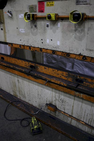 175 TON X 10' STEELWELD MECHANICAL PRESS BRAKE: STOCK #75077