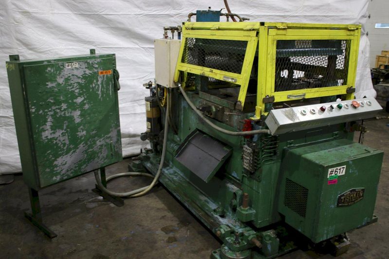 60 TON TISHKEN  4 POST CUTOFF PRESS: STOCK #73911
