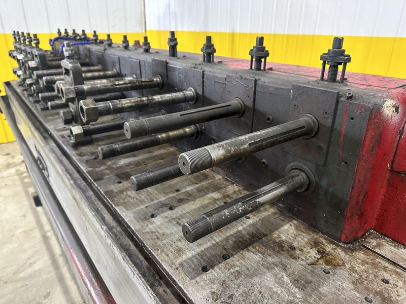 12 STAND X 1.375" TISHKEN MODEL #12-MLW1-3/8 ROLLFORMER 8" ROLL SPACE: STOCK #20529