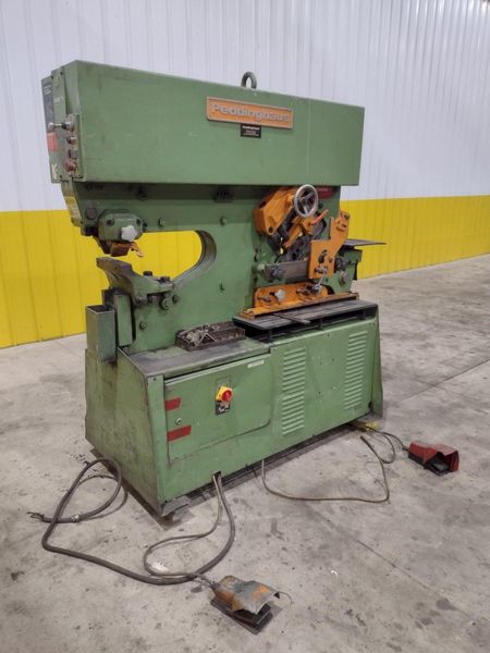 66 TON PEDDINGHAUS MODEL #66/110 PEDDIMASTER HYDRAULIC IRONWORKER: STOCK #22239