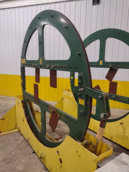 11,600 LBS RIMCO MODEL #R5-2450 ROTATOR POWERED I-BEAM ROLLOVER / ROTATOR MACHINE: STOCK #23597