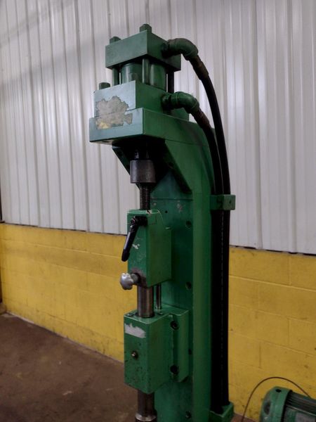 4-1/8" X 48" CARSON MODEL CHP-1H TUBE END PUNCH FORMING MACHINE: STOCK 17891