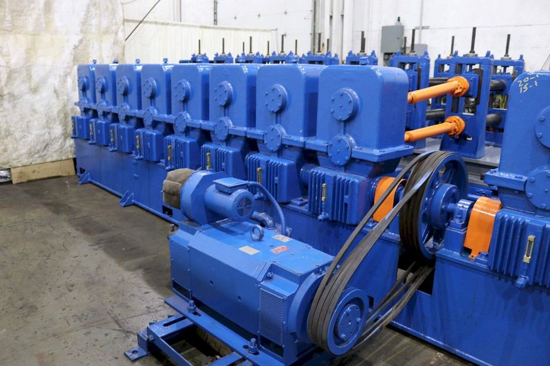 12 STAND X 4-1/2" X 32" YODER W35 RAFTED ROLLFORMER LINE: STOCK #10523