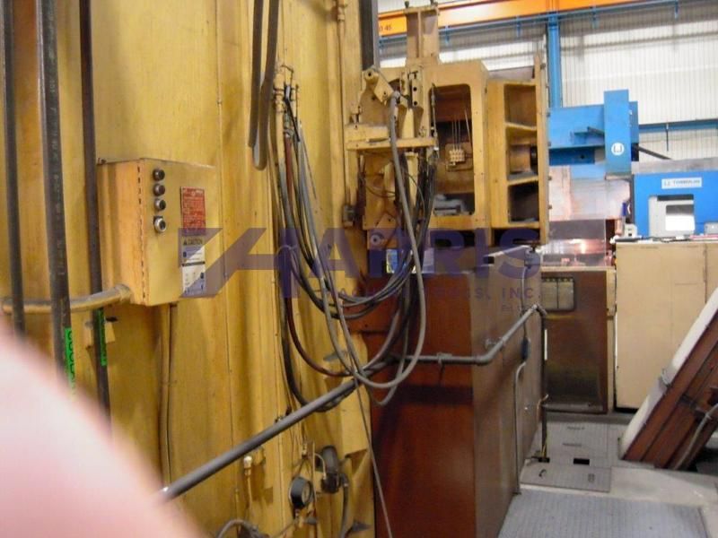 124" Bullard Dyn-au-tape 2 Axis CNC Vertical Boring Mill with Fanuc 15TT Control