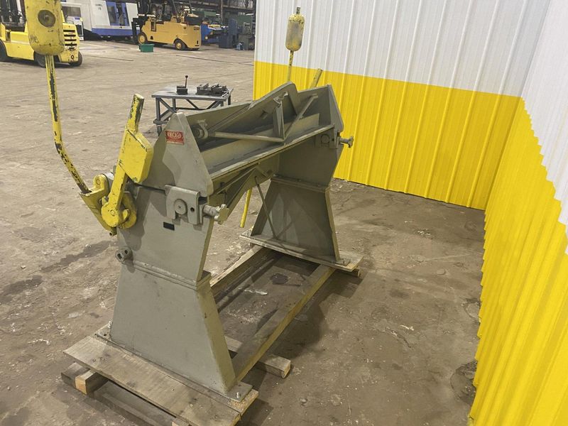 48" X 14 GA CHICAGO DREIS & KRUMP MODEL #BPO-414-6 BOX & PAN FINGER BRAKE: STOCK #19836