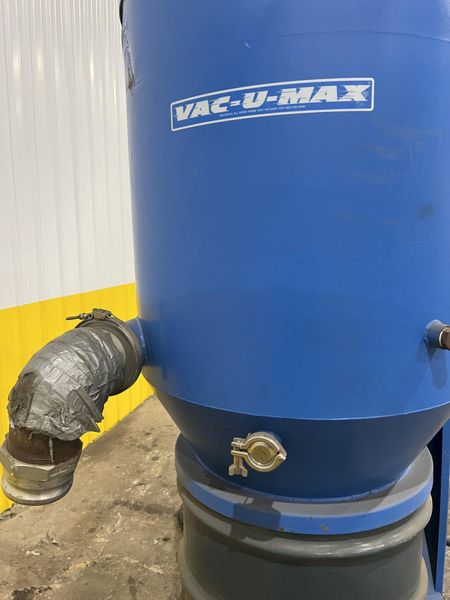 20 HP VAC-U-MAX MODEL #1500FV PORTABLE VACUUM DUST COLLECTOR: STOCK #20581
