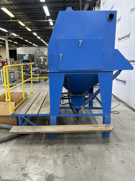 6′ x 4′ x 40″ Full Top Open Abrasive Blast Cabinet System w/ Dust Collector