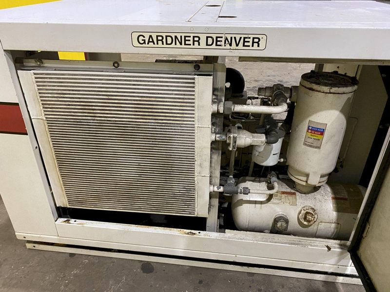 50 HP GARDNER DENVER ROTARY SCREW AIR COMPRESSOR: STOCK #19662