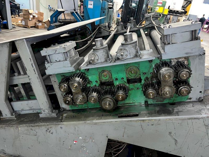 20,000 lbs. x 72 inch USED COE PRESS EQUIPMENT COIL CRADLE STRAIGHTENER FOR SALE, MODEL# CPCC-20