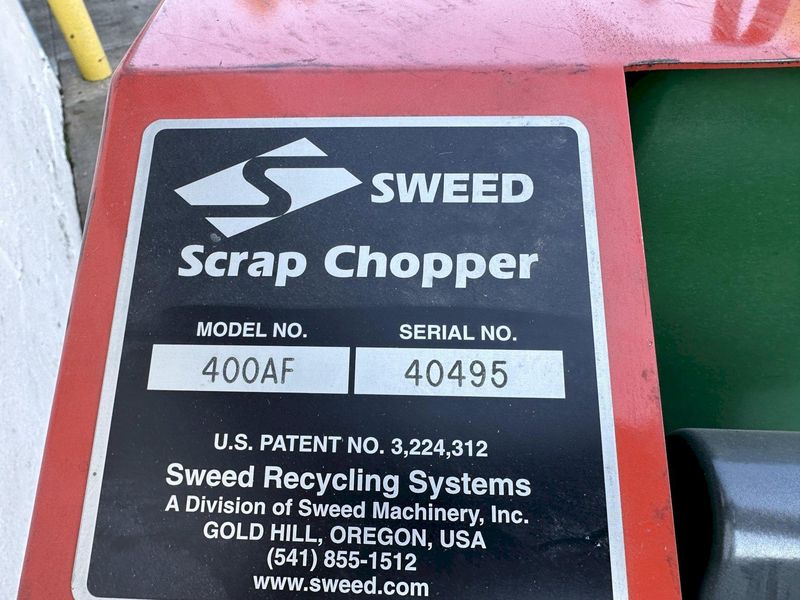 SWEED MODEL 400AF SCRAP CHOPPER: STOCK #77268