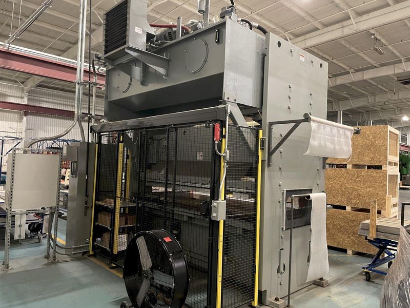 300 TON PACIFIC (NEW 2017) MODEL #300-OBL-10/60 STRAIGHT SIDE HYDRAULIC PRESS, 12" STROKE: STOCK