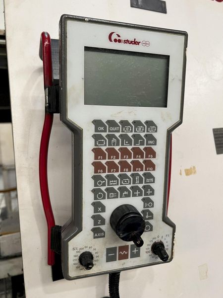 Studer S20 CNC Plain Cylindrical Grinder with Combination Plain/Angle Wheel Head.