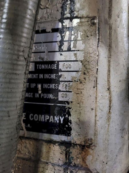 200 TON MINSTER SSDC PRESS