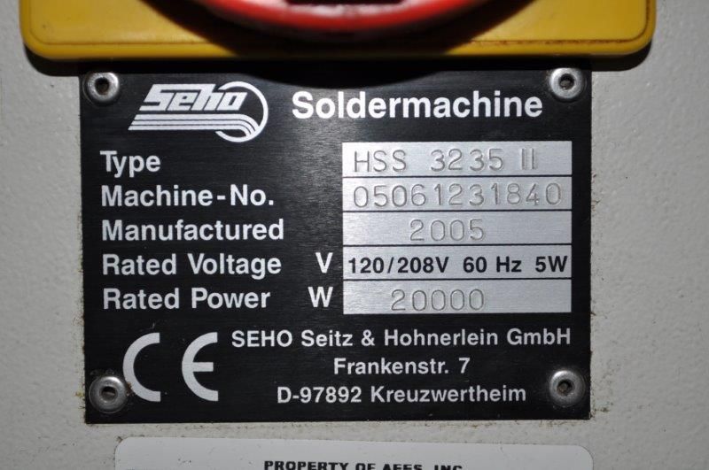 SEHO SELECTIVE WAVE SOLDERING SYSTEM