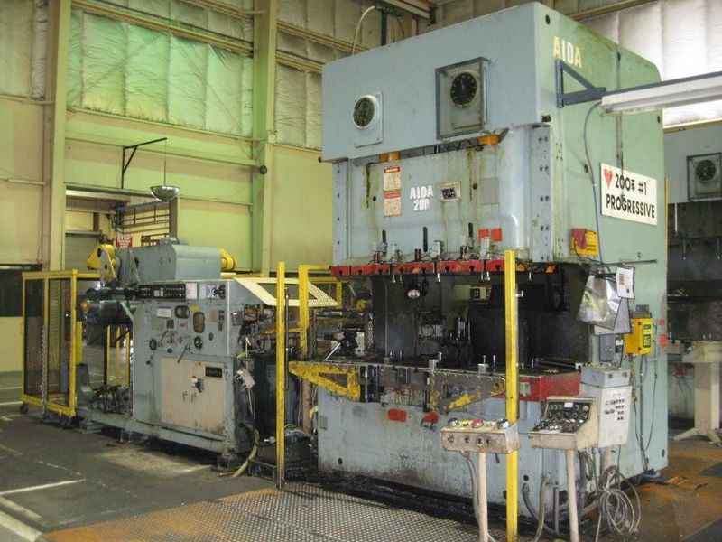6600 LB x 15.8" X .170 AIDA SERVO FEEDLINE