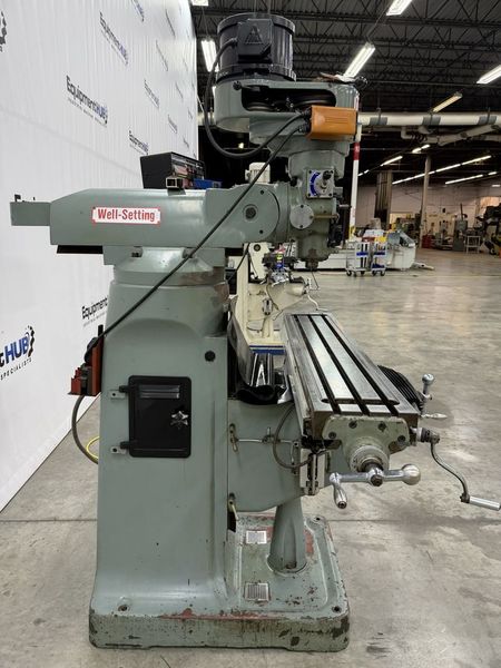 Well-Setting 9″ x 49″ Vertical Milling Machine w/ Enco DRO