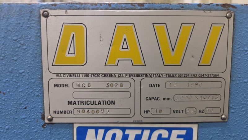 Davi MCB 3028 1/2″ x 10 Plate Roll
