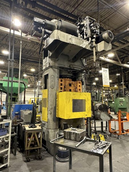 500 TON HPM (PTI REBUILT) 36" X 36" BED HYDRAULIC PRESS: STOCK #20202