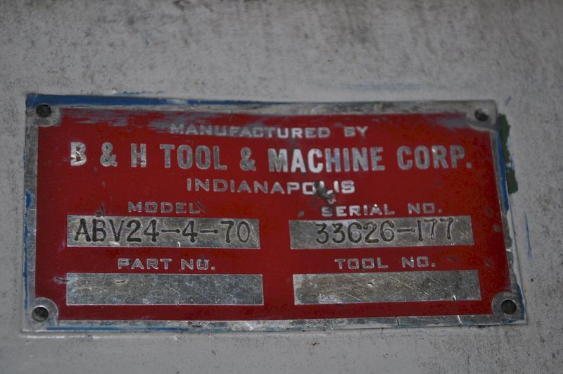 24" B & H Tool Astro Vertical Broach