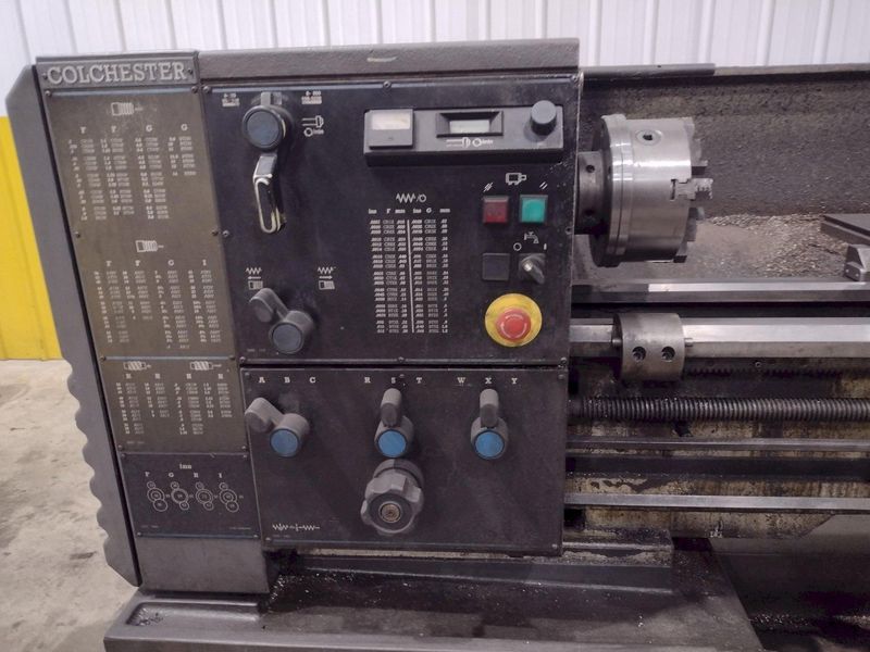 13" X 50" CLAUSING COLCHESTER MODEL #13 ENGINE LATHE 1.65" HOLE: STOCK #23357