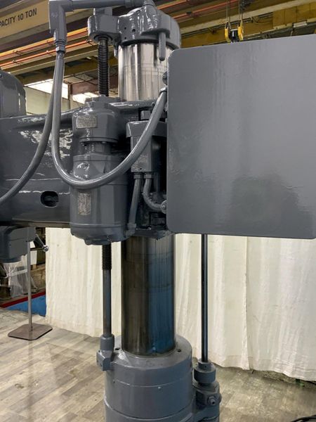 4' X 9' CARLTON RADIAL ARM DRILL: STOCK #80799