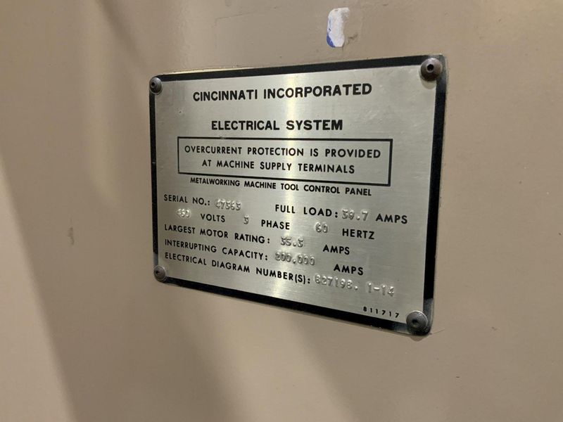 90 TON X 8' CINCINNATI MODEL 90AF-6 AUTOFORM HYDRAULIC BRAKE: STOCK #80233