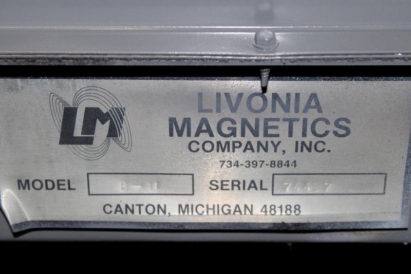 11" W X 121" L LIVONIA B-11 MAGNETIC SLIDE CONVEYOR