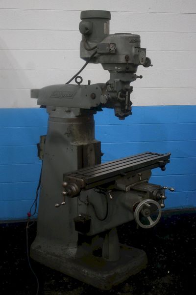 1-1/2 HP BRIDGEPORT VERTICAL RAM TYPE MILL: STOCK #75130