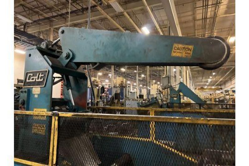 10000 LB X 18" X .312" 2002 COLT CSHCEJH-1000-18 CRADLE/STRAIGHTENER