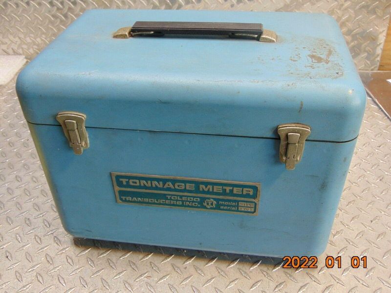 100 TON TOLEDO TRANSDUCERS LOAD TONNAGE METER & MONITOR: STOCK #16453