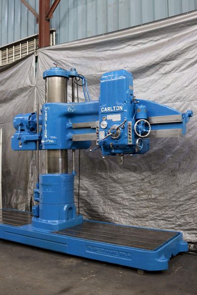 6' X 17" CARLTON RADIAL DRILL: STOCK #71032