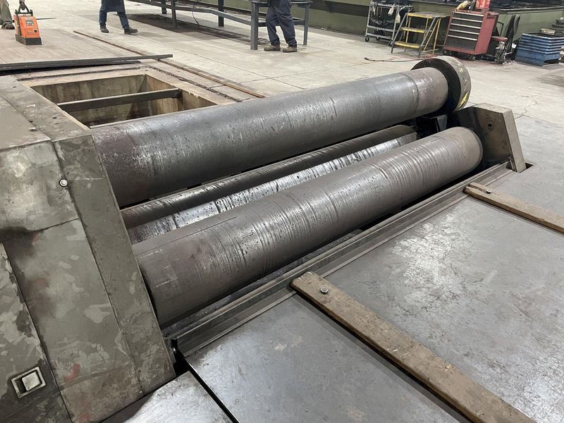 10' X 1-3/16" BERTSCH CENTURY II HYDRAULIC PLATE ROLL: STOCK #14196
