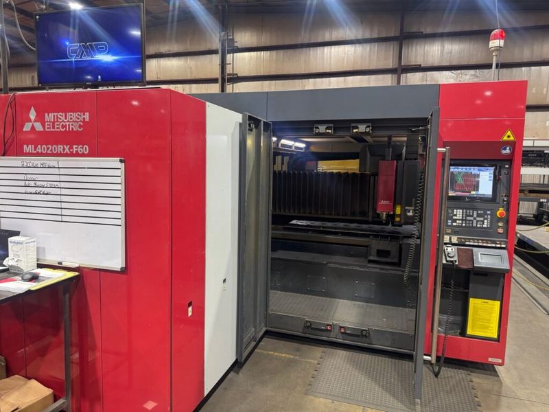 Mitsubishi ML4020RX-F60 6kW 6′ x 12′ CNC Fiber Laser (2020)