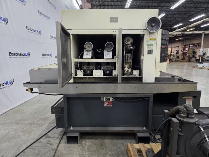 Timesavers 3131-13-044 3100 Series 37″ 3-Head Wet Deburring / Finishing Machine