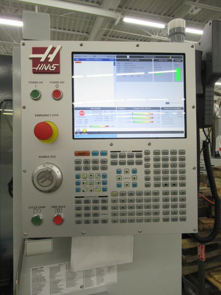 Haas TM-1P Toolroom Mill 30" x 12" x 16", 10K RPM, 20 Station Tool Changer, 4th-Axis Drive, Probing, High Speed Machining - ZERO CUTTING HOURS