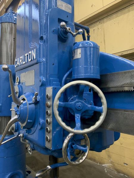 5' X 15" CARLTON MODEL #3A RADIAL ARM DRILL: STOCK #80780