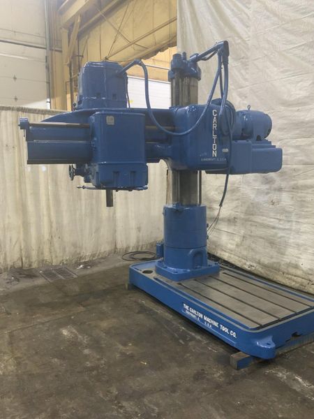 4' X 13" CARLTON RADIAL ARM DRILL: STOCK #80736