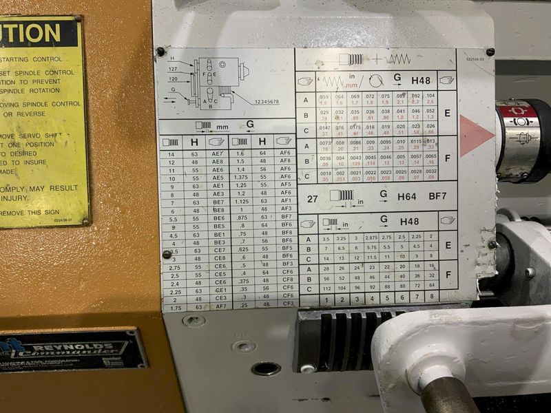 15"X 30" LEBLOND MAKINO SERVO ENGINE LATHE: STOCK #80597