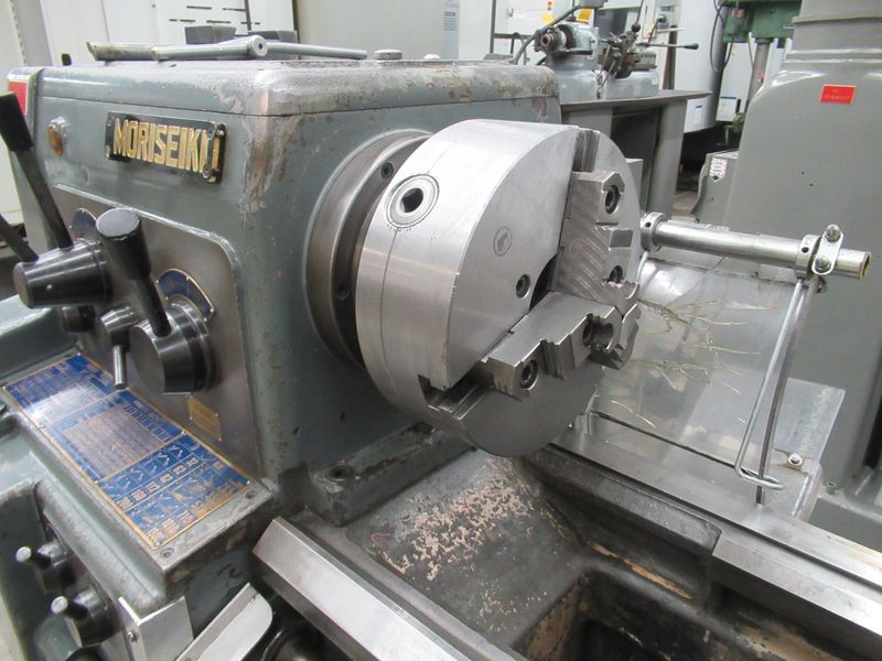Mori Seiki MS-850 Engine Lathe, 17" X 33", Threading, 3-Jaw Chuck, Quick-Change Toolpost