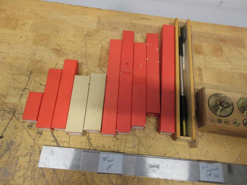 Standard & Weights Set, Micrometer Standards Assorted Lengths, Micrometers Parrells  - Auction Item