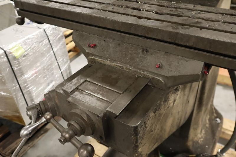 Bridgeport Series I Vertical Knee Mill, Variable Speed, 9"x42" Table, 2 HP- Auction Item