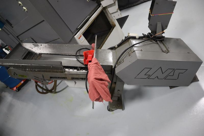 Citizen K16E Type VIIP CNC Swiss Machine, CAV16KE-IS Bar Feed, LNS Chip Conveyor, Coolblaster CB510 Coolant System, Parts Conveyor- Auction Item