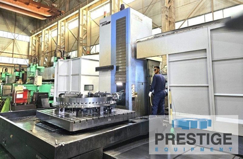 5.12" Doosan DBC-130LII, X-157", Y-98", Z-78", W-27.5",86" x 78" R.Tab, 2.5K RPM, C.T.S, 60ATC, Fanuc 31iB, 2018, #43032