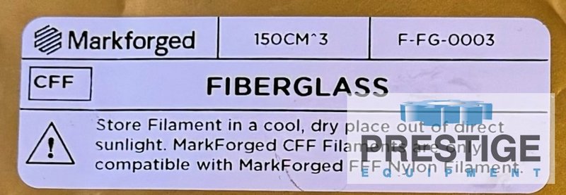 Markforged X7, Build Volume 23" x 11" x 8", CFR, Plastics & Fiber Options, Active Print, Laser Inspection, 2019, #43490