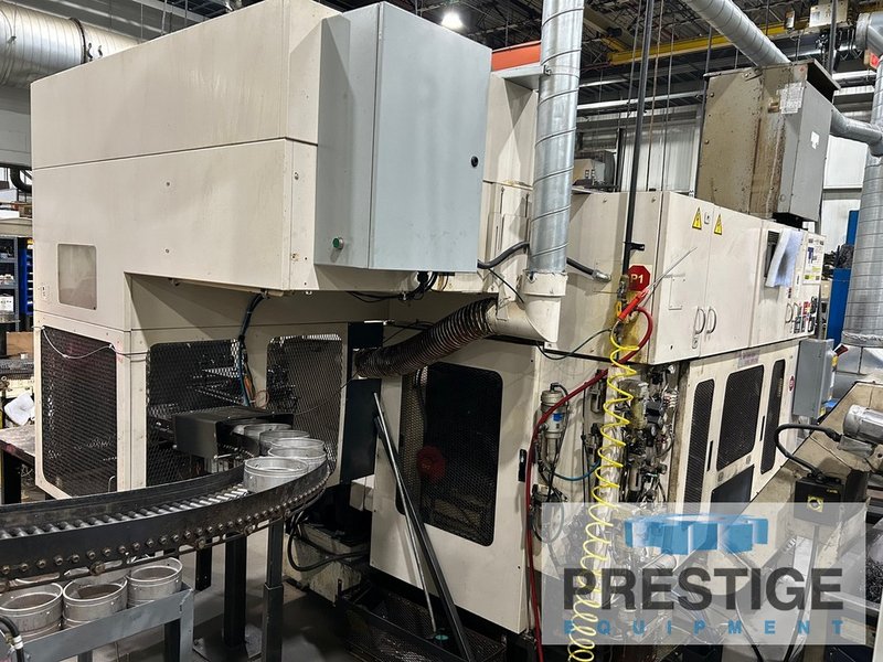 Muratec MW200 Twin Spindles, (2) 10 Station Turrets, Fanuc CNC, 17.32" Swing, 3,500 RPM, 30 HP, #43849