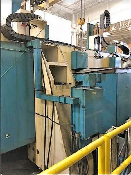 144" Phoenix VTC144/160, 2-Rams w/ATC, 160" Swing, Fanuc 18i 4-Axis CNC,'09 #29600