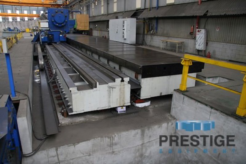 152" x 787" SMG Heavy Duty CNC,  118" Over Carriage, 300 Ton Cap, Siemens 840D, 2007 #30838
