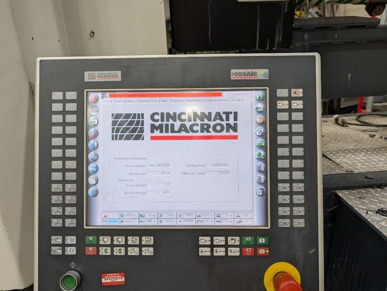 725 TON 140 OZ CINCINNATI MILACRON MS725 INJECTION MOLDING MACHINE, 2015 (2) AVAILABLE