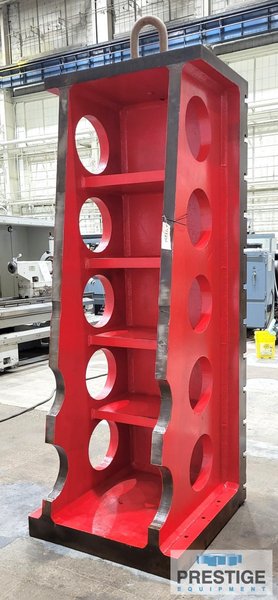 95" x 36" x 36" T-Slotted Angle Plate, 12 Horizontal T-Slots, 5 Vertical T-Slots, Fabricated, Qty 2, #43230